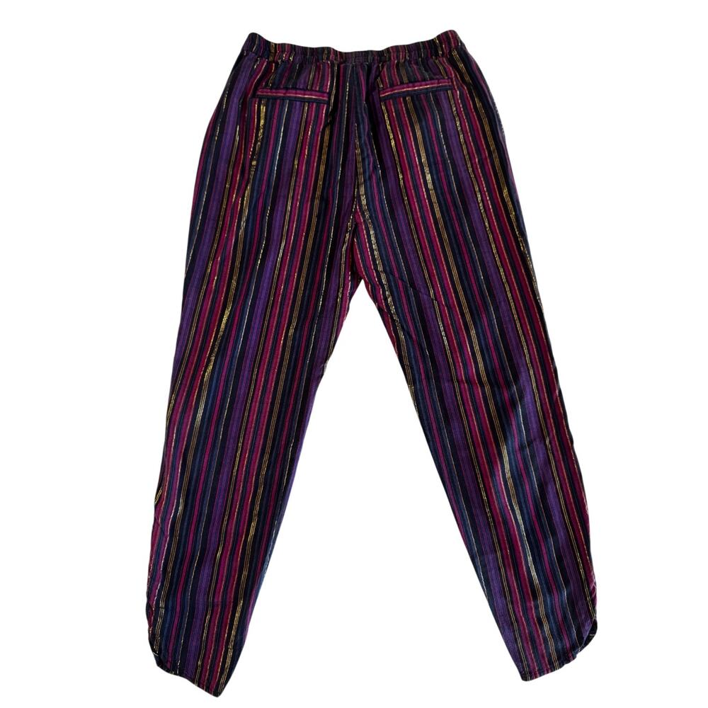 Marine Layer Allison Pant Medium Metallic Futuristic Glam Statement Festival - Picture 5 of 16